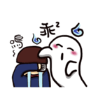 white little ghost（個別スタンプ：32）