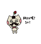 Babe Dorothy Bear- Rose meow Living（個別スタンプ：3）