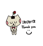 Babe Dorothy Bear- Rose meow Living（個別スタンプ：11）