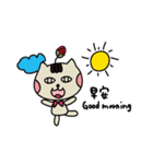 Babe Dorothy Bear- Rose meow Living（個別スタンプ：15）