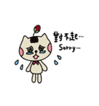Babe Dorothy Bear- Rose meow Living（個別スタンプ：32）