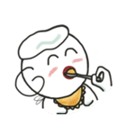 YoYoMei is learning how to eat now（個別スタンプ：35）