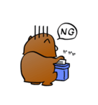 いえいえ、くまですから。（個別スタンプ：3）
