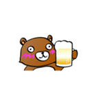 いえいえ、くまですから。（個別スタンプ：16）
