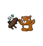 いえいえ、くまですから。（個別スタンプ：27）