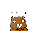 いえいえ、くまですから。（個別スタンプ：33）
