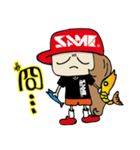 SAME Fishing Girl（個別スタンプ：13）