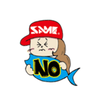 SAME Fishing Girl（個別スタンプ：38）