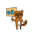 たぬきさんと1匹（個別スタンプ：3）