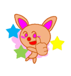 赤いはなのうさぎ（個別スタンプ：4）