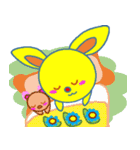 赤いはなのうさぎ（個別スタンプ：35）
