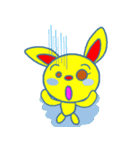 赤いはなのうさぎ（個別スタンプ：36）