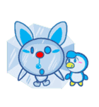 赤いはなのうさぎ（個別スタンプ：40）