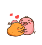 potato＆pig(couples)（個別スタンプ：25）