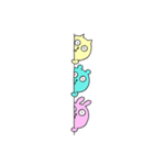 無表情トリオ（個別スタンプ：40）