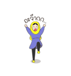 New Leena love hijab Funny Cutie（個別スタンプ：5）
