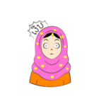 New Leena love hijab Funny Cutie（個別スタンプ：11）