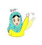 New Leena love hijab Funny Cutie（個別スタンプ：15）