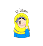 New Leena love hijab Funny Cutie（個別スタンプ：16）