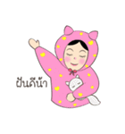 New Leena love hijab Funny Cutie（個別スタンプ：18）