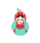 New Leena love hijab Funny Cutie（個別スタンプ：20）