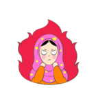 New Leena love hijab Funny Cutie（個別スタンプ：23）