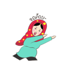 New Leena love hijab Funny Cutie（個別スタンプ：38）