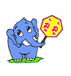 LOVE ELEPHANT AND MONKEY.（個別スタンプ：6）