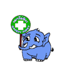 LOVE ELEPHANT AND MONKEY.（個別スタンプ：7）