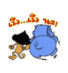 LOVE ELEPHANT AND MONKEY.（個別スタンプ：40）