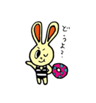 カラフルうさぎ兄弟（個別スタンプ：35）