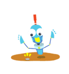 Hanja(Chinese Character) Robot RIBO（個別スタンプ：39）