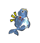 イルカおやじ（個別スタンプ：37）