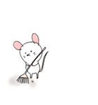 The baby house mouse（個別スタンプ：40）