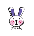 Little Earrings Bunny（個別スタンプ：5）