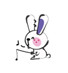 Little Earrings Bunny（個別スタンプ：26）