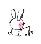 Little Earrings Bunny（個別スタンプ：32）