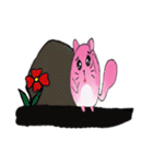 Mischievous Cat In Pink（個別スタンプ：27）