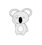 顔でかコアラ（個別スタンプ：19）