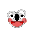 顔でかコアラ（個別スタンプ：28）