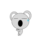 顔でかコアラ（個別スタンプ：40）