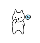 小さな白ねこ（個別スタンプ：19）