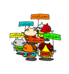 目つきの悪い猫達（個別スタンプ：11）