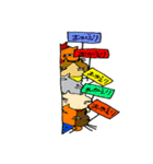 目つきの悪い猫達（個別スタンプ：12）