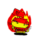 目つきの悪い猫達（個別スタンプ：22）