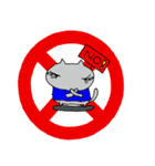 目つきの悪い猫達（個別スタンプ：30）