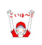 可愛い女の子と愉快な仲間たち 3（個別スタンプ：1）