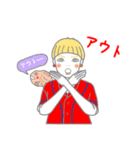 可愛い女の子と愉快な仲間たち 3（個別スタンプ：35）