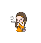 Ton Som, Cute girl (Thai Version)（個別スタンプ：14）