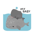 Fatty クジラ（個別スタンプ：16）